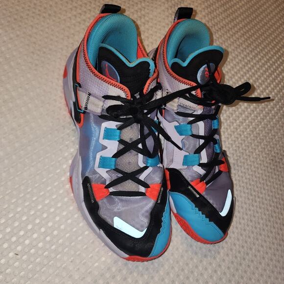 AIR JORDAN EUC MENS SIZE 12 WHY NOT Zer0.5 CHILDHOOD SPORT SNEAKERS - Picture 2 of 12